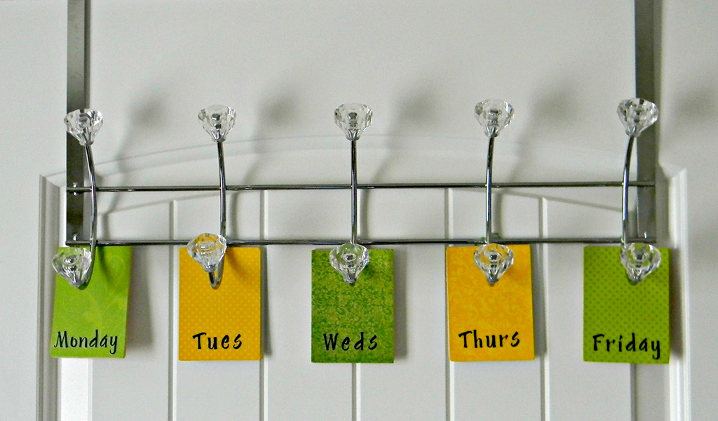 Hangers & Hooks Organization - 25 OrganizeYourSTuffNowHOoks